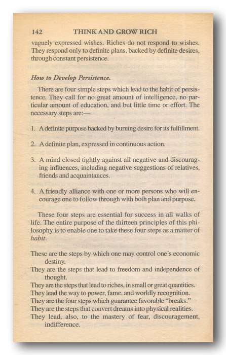 Think and Grow Rich by Napoleon Hill (1st Ballantine Ed Jan 1983)