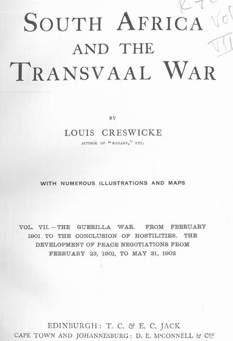 South Africa and the Transvaal War. Vol. VII.