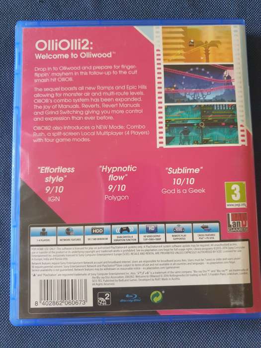 PS4 - OlliOlli 2 - Welcome to Olliwood