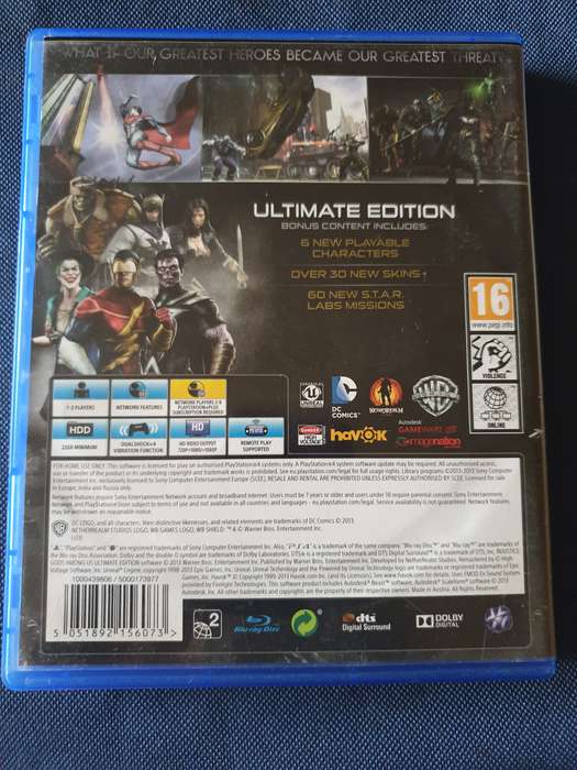 PS4 - Injustice Gods Among us - Ultimate edition