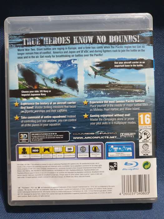 PS3 Game - Air Conflicts : Pacific Carriers