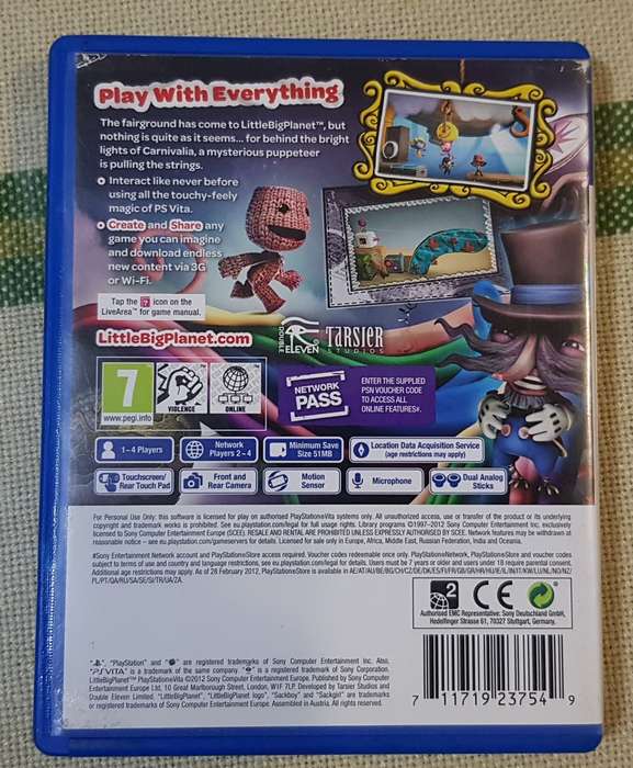PSVita Game - Little BIG Planet PSVITA EDITION