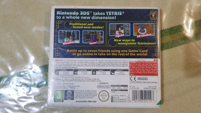Nintendo 3DS game - Tetris