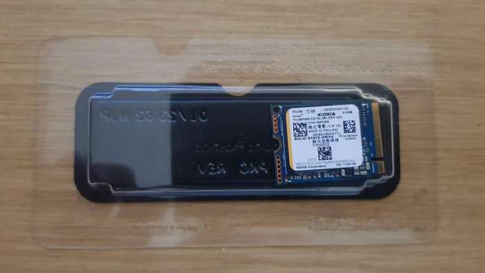 Kioxia 512gb Nvme 2230 drive