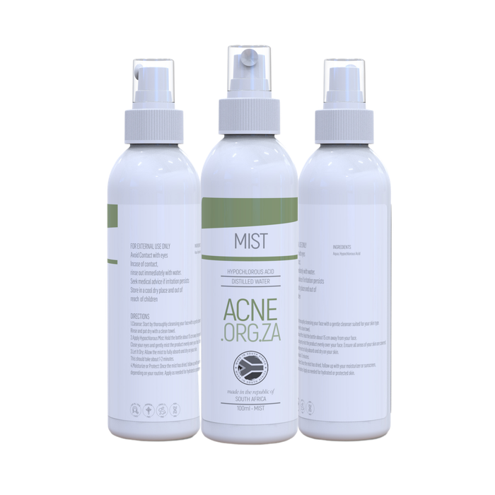 Acne.org.za Hypochlorous Acid Calming Mist: Fight Breakouts, Soothe Irritation - 250ml