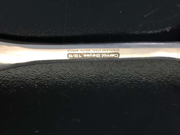 Carrol Boyes Stainless Steel Sugar Spoon - Clearly Marked