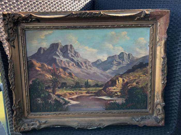 INVESTMENT ART !!! - FAMOUS SA ARTIST J.L.  FAURE (1931 - 2022) ORIGINAL OIL ON CANVAS