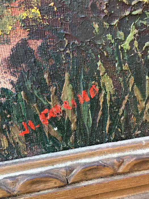INVESTMENT ART !!! - FAMOUS SA ARTIST J.L.  FAURE (1931 - 2022) ORIGINAL OIL ON CANVAS