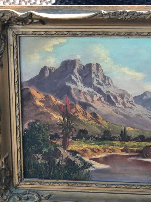 INVESTMENT ART !!! - FAMOUS SA ARTIST J.L.  FAURE (1931 - 2022) ORIGINAL OIL ON CANVAS
