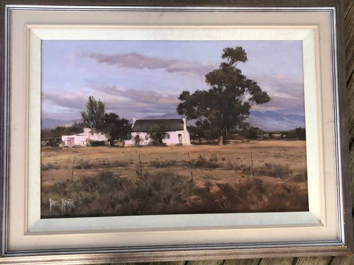 INVESTMENT ART !!! - FAMOUS SA ARTIST HANNES MEINTJES (1944 - 2015) ORIGINAL OIL ON CANVAS