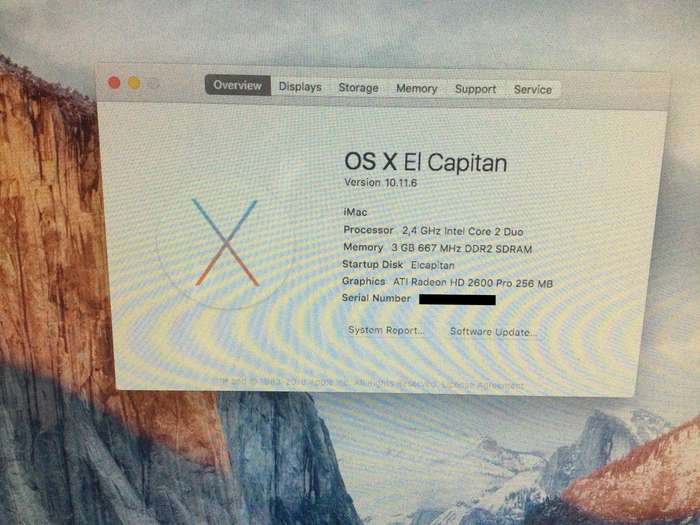 Imac 2007 20"