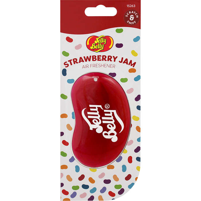 Jelly Belly 3D Air Freshener - Strawberry Jam