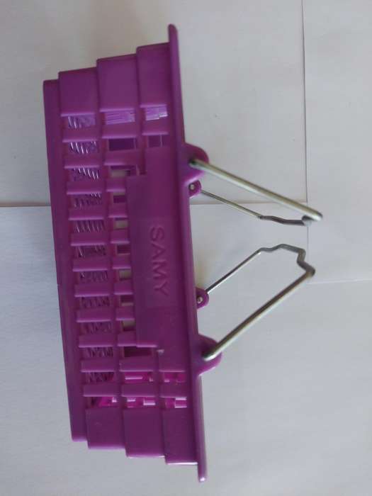 Miniature Shopping Basket, Purple, Size 110mm x 70mm x 40mm, See Photo's For More Info