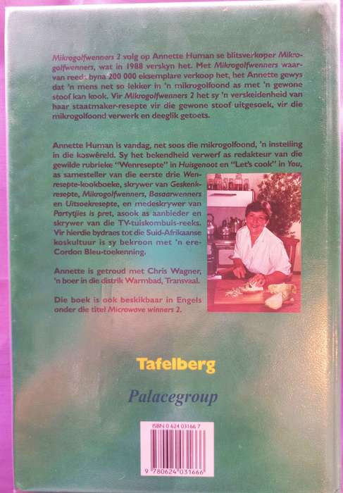 Mikrogolfwenners 2, Anette Human, 200 Bl, A4, Hardeband