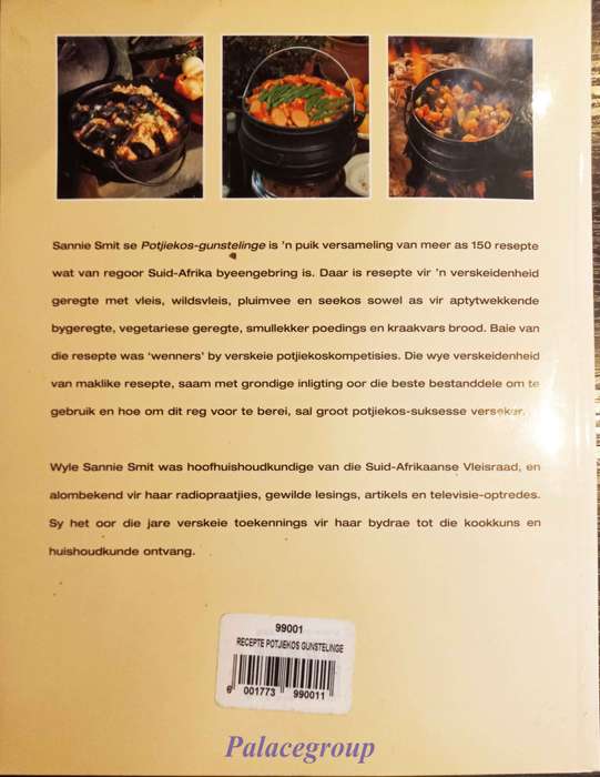 Potjiekosgunstelinge, Sannie Smit, +150 Resepte, 96 Bl, +A4, Sagteband