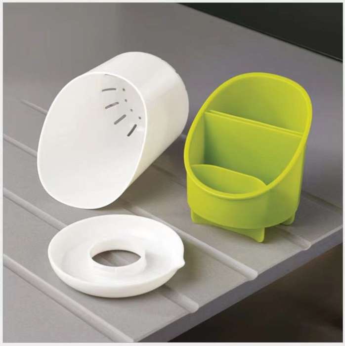 Kitchen Compact Cutlery Drainer and Organizer