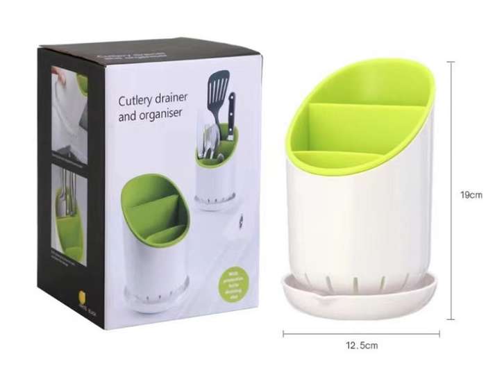 Kitchen Compact Cutlery Drainer and Organizer