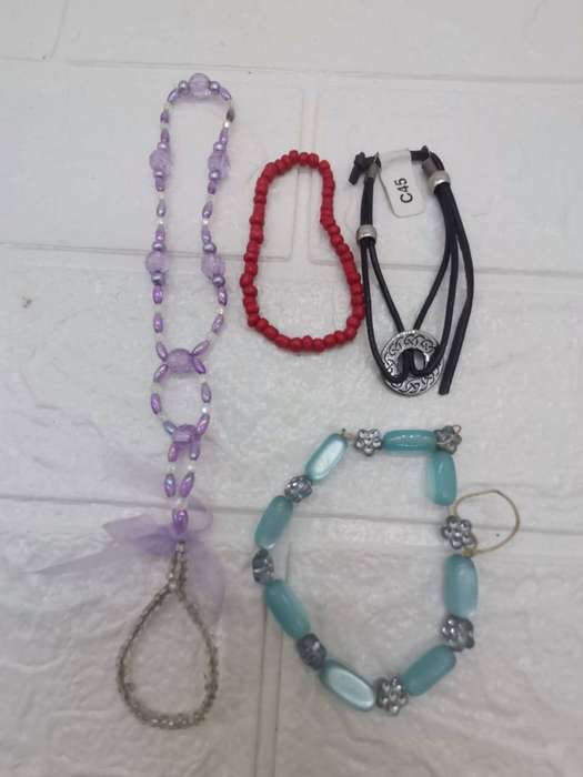 BRACELET AND NECKLACE 4 PC-