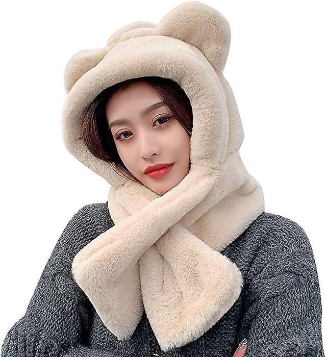 BEAR HAT WITH SCARF EACH