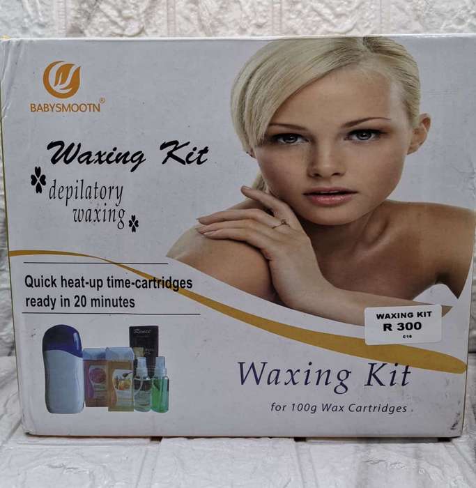 6 In 1 Roll On Refillable Depilatory Wax Heater Waxing Hair Removal Kit