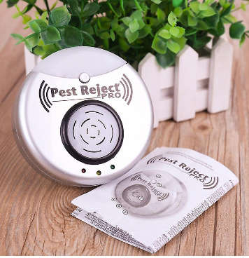 Pest Reject Pro Ultrasonic Electromagnetic Wave Insect and Mouse Repellent