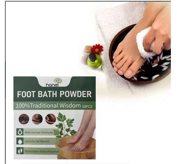 100% Traditional Wisdom Foot Bath Cleaner Powder-10 Pcs
