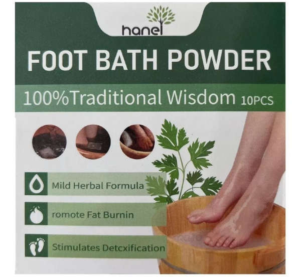 100% Traditional Wisdom Foot Bath Cleaner Powder-10 Pcs