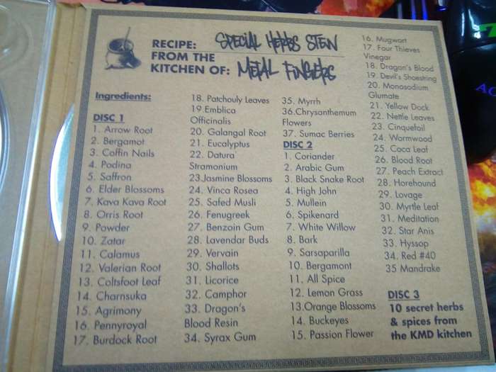 METAL FINGERS -- SPECIAL HERBS THE BOX SET VOL.0-9 MUSIC ( BOX 1 )