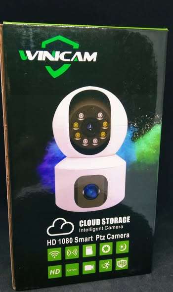 VINICAM HD 1080 Smart App Controlled Cloud Storage Camera with Adjustable Mount