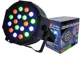 18 LED Mini Flat Par Stage Light
