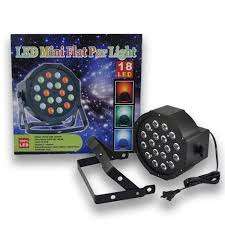 18 LED Mini Flat Par Stage Light