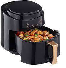 8L AIRFRYER BLACK WITH ROSE GOLD COLOR HANDLE