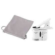80x Magnification Mini Microscope with Phone Clip