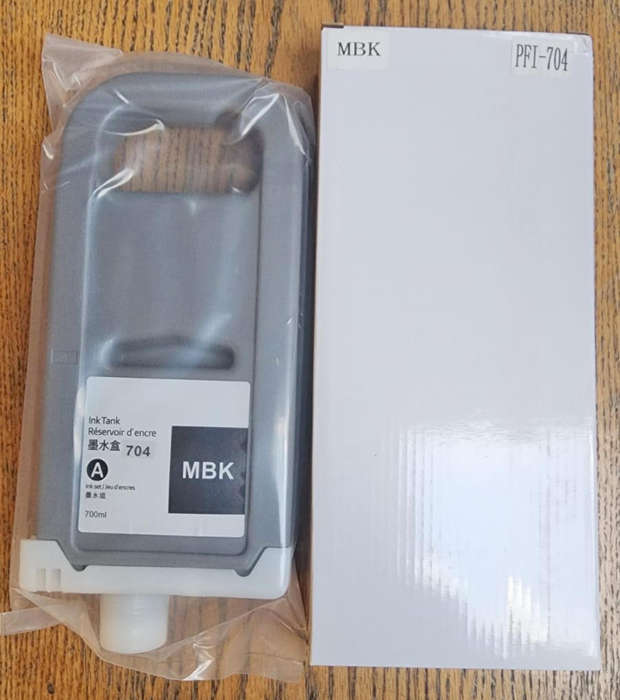 Canon PFI 704 MBK (Matt Black) 700ml Pigment Cartridge