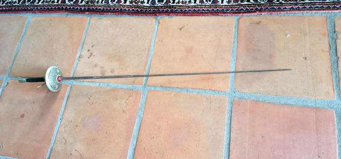 Vintage Spanish Toledo Engraved Fencing Rapier