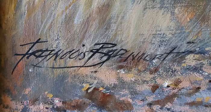 Francoice Badenhorst  Stunning Oil on Board  Rural Tranquility  90cm x 60cm
