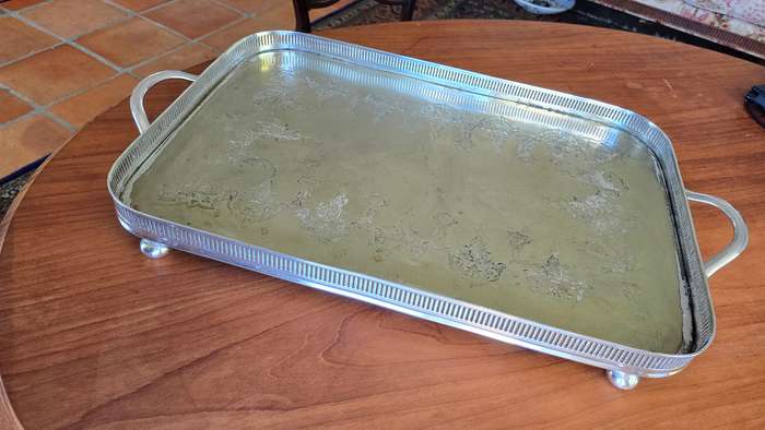 Vintage Serving/Drinks Tray  Large Rectangular