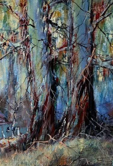 Francoice Badenhorst  Stunning Oil on Board  Rural Tranquility  90cm x 60cm