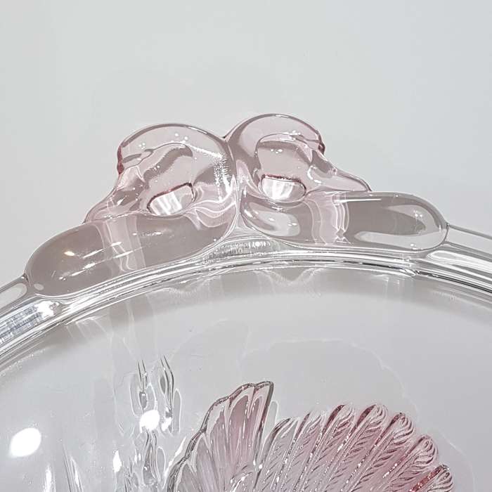 Original Mikasa Walther Crystal Serving Tray / Cake Plate / Platter from Germany