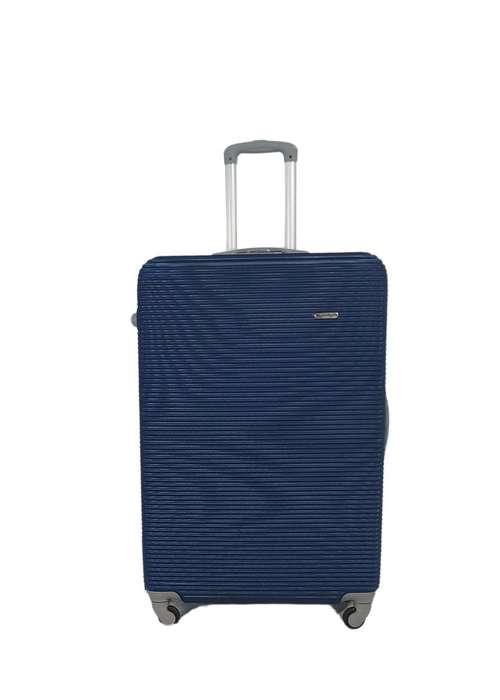 Navy Blue 3-Piece Hard Shell Luggage Set with Spinner Wheels &  Lock  Durable & Lightweight