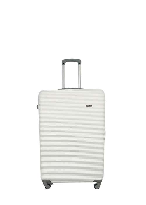 Premium 3-Piece Spinner Luggage Set - Hard-Shell,Lightweight Travel Cases - White