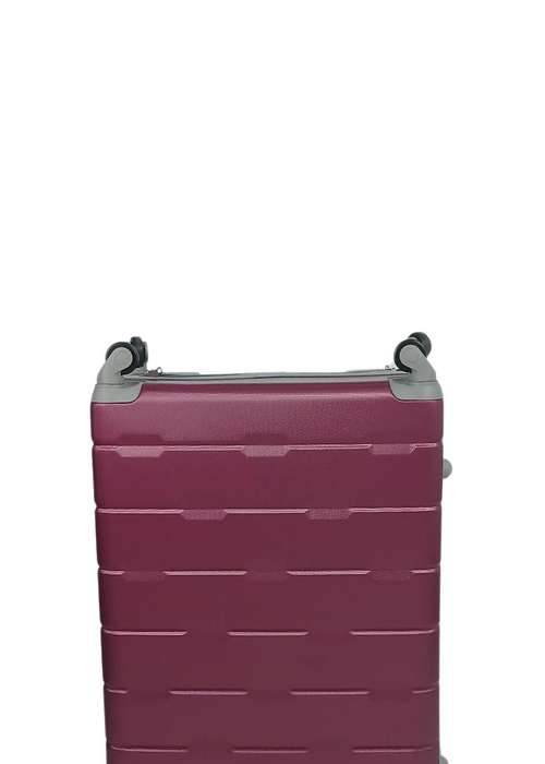 3-Piece Purple Hard Shell Luggage Set with Spinner Wheels & Locks  Durable Travel Cases for SA Trip