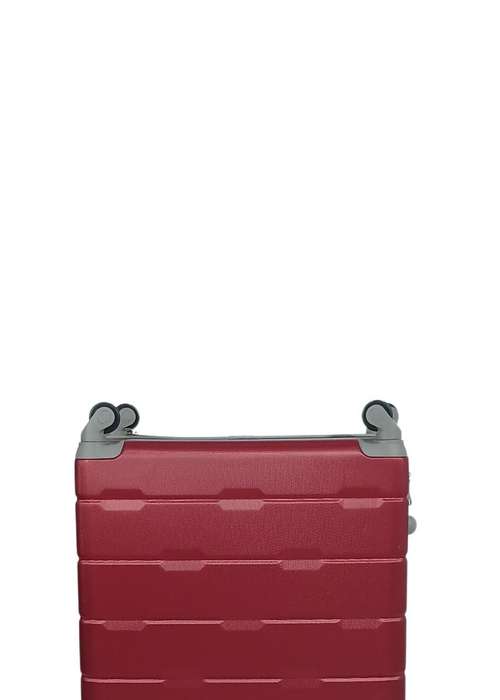 3-Piece Red Hard Shell Luggage Set with Spinner Wheels & Locks  Durable Travel Cases for SA Getaway