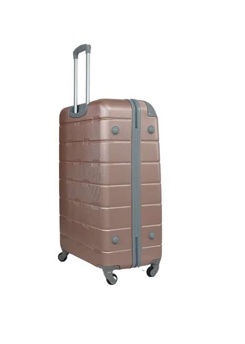 3-Piece Rose Gold Hard Shell Luggage Set with Spinner Wheels & Locks  Stylish Travel Bags South Afr