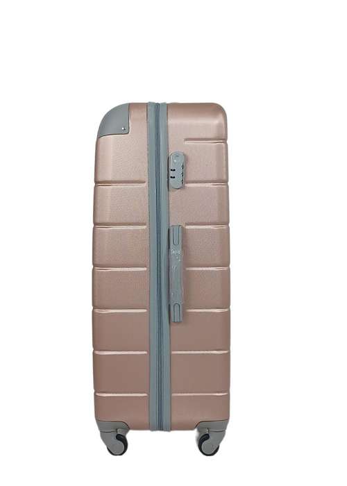 3-Piece Rose Gold Hard Shell Luggage Set with Spinner Wheels & Locks  Stylish Travel Bags South Afr