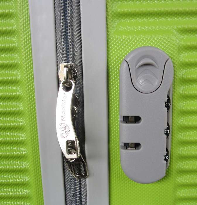 3-Piece Lime Green HardShell Luggage Set by MooistarSpinner Wheels,Combo Locks & Lightweight Design