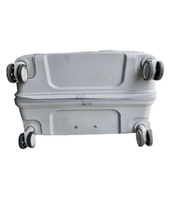 3-Piece Grey Hard Shell Luggage Set with Spinner Wheels & TSA Locks  Expandable Travel Suitcases SA