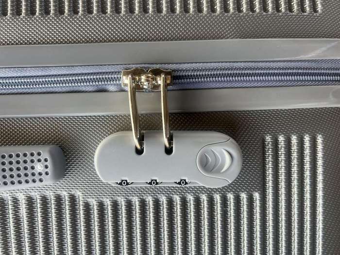 3-Piece Silver Hard Shell Luggage Set with Spinner Wheels, Built-In Lock & Fast Delivery in SA