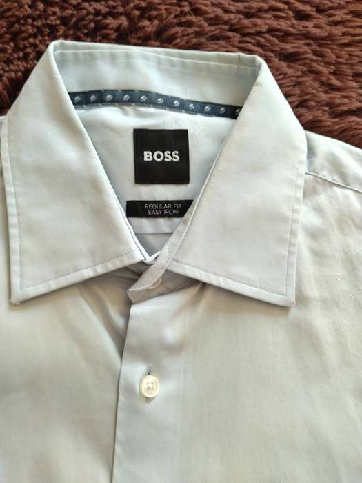 Hugo Boss Light Blue Long Sleeved Buttoned Shirt