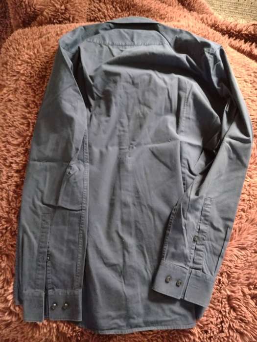 Hugo Boss Dark Blue Long Sleeved Buttoned Shirt